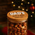 Personalised 3D Text & Engraved Jar With Bamboo Lid