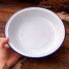 Custom Logo Deep Enamel Bowl 19-22.5cm