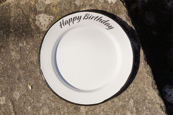 Custom Enamel Birthday Plates with Logo | Wholesale & Bulk Orders